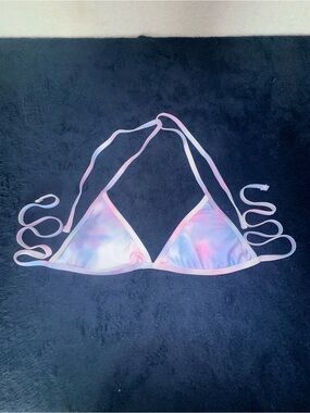Pastel Triangle Bikini Top